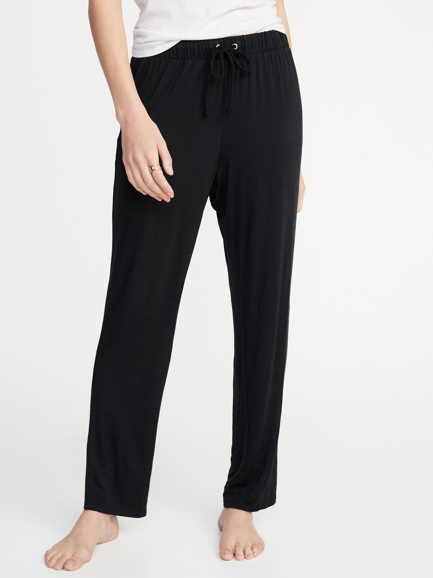 Jersey Pants with Houndstooth Pattern – Marianna Déri