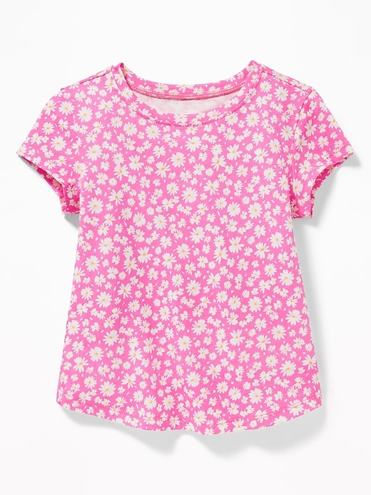 View large product image 1 of 1. Printed Crew-Neck Tee for Toddler & Baby