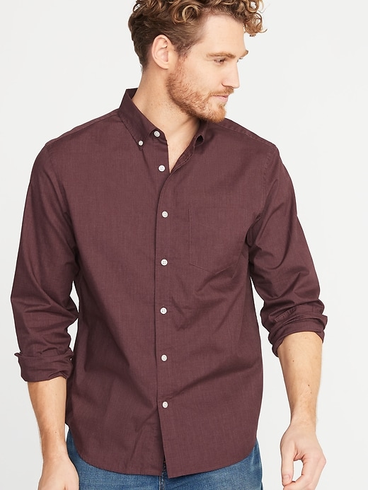 View large product image 1 of 1. Regular-Fit Poplin Shirt