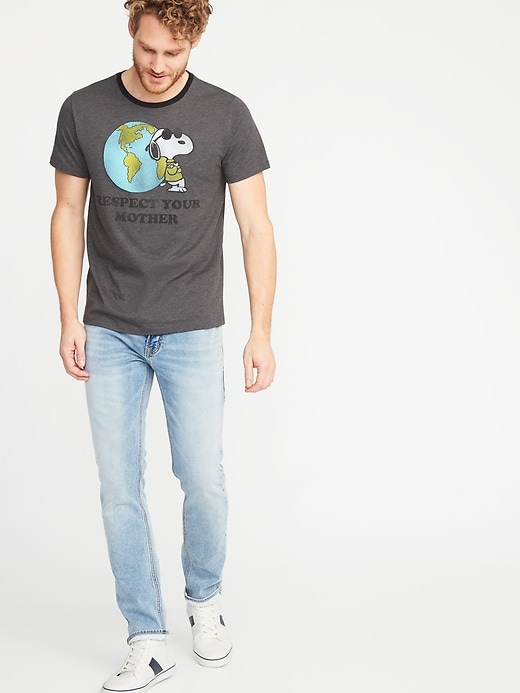 Image number 3 showing, Peanuts&#174 Snoopy "Respect Your Mother" Earth Day Tee