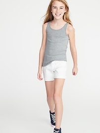 View large product image 5 of 5. Fitted Jersey Tank for Girls