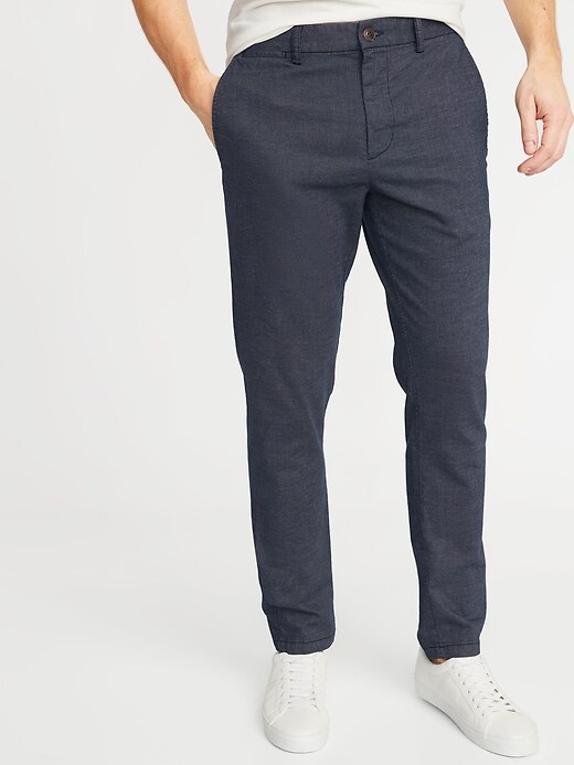 View large product image 1 of 2. Relaxed Slim Built-In Flex Textured Ultimate Pants