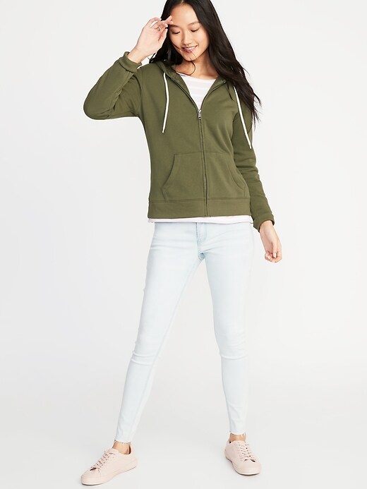 Image number 3 showing, Relaxed Zip Hoodie for Women