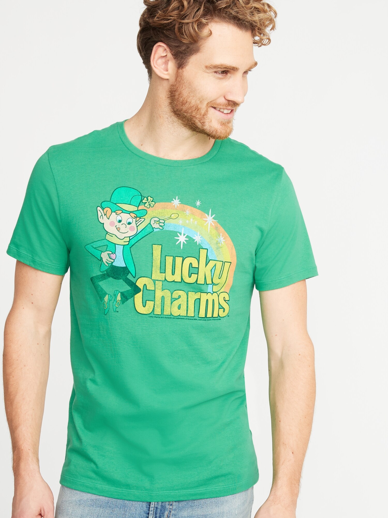 Lucky Charms™ Cereal Graphic Tee for Men Old Navy