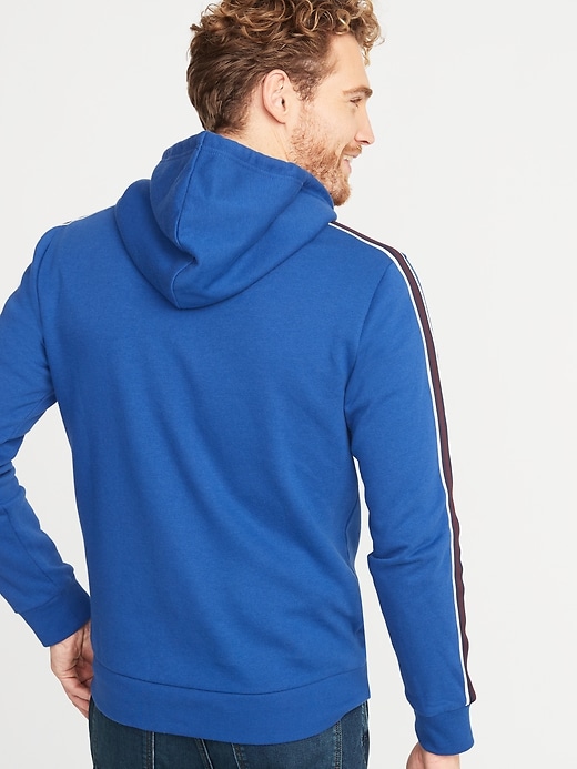 Image number 2 showing, Classic Striped-Sleeve Hoodie