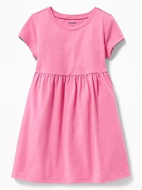 View large product image 3 of 3. Jersey Fit & Flare Dress for Toddler Girls