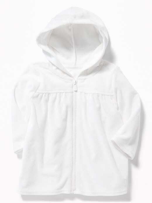 View large product image 1 of 2. Loop-Terry Swim Cover-Up Zip Hoodie for Baby