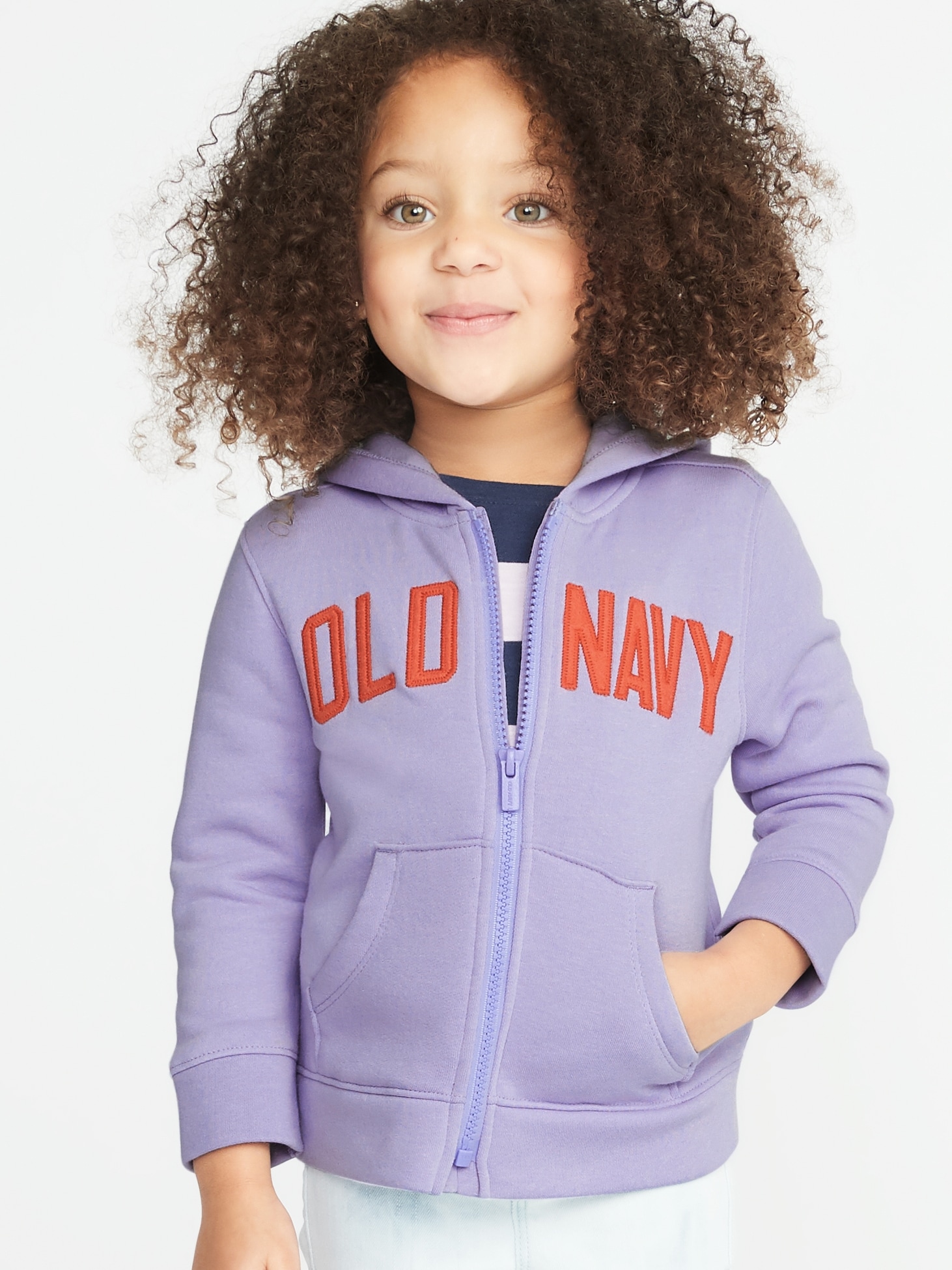 Logo-Graphic Zip Hoodie for Toddler Girls | Old Navy