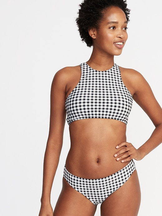 Image number 1 showing, High-Neck Swim Top for Women
