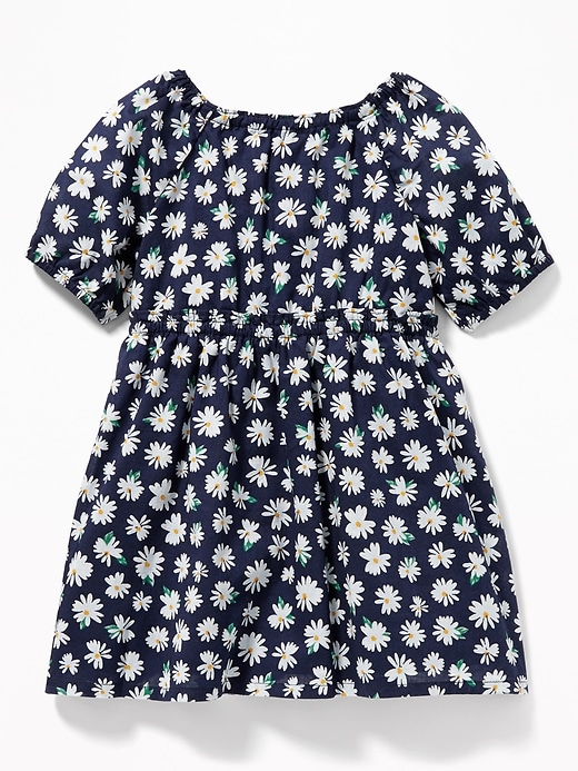 View large product image 2 of 3. Floral-Print Shirt Dress for Toddler Girls