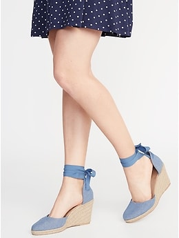 Old sales navy wedges