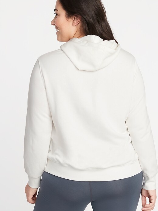 Image number 2 showing, Chevron-Stripe French Terry Plus-Size Pullover Hoodie