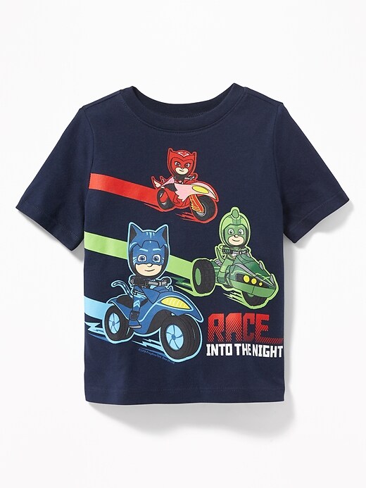 View large product image 1 of 2. PJ Masks&#153 "Race Into the Night" Tee for Toddler Boys