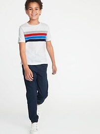 View large product image 3 of 3. Chest-Stripe Softest Tee For Boys