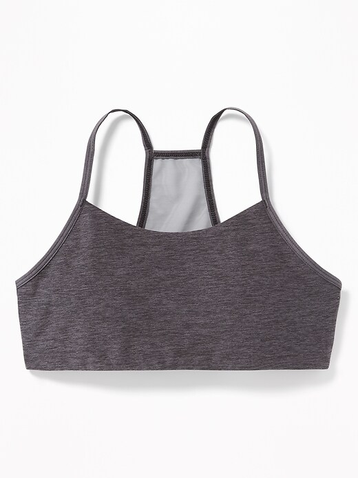 View large product image 1 of 1. Go-Dry Cool Mesh-Trim Cami Sports Bra for Girls