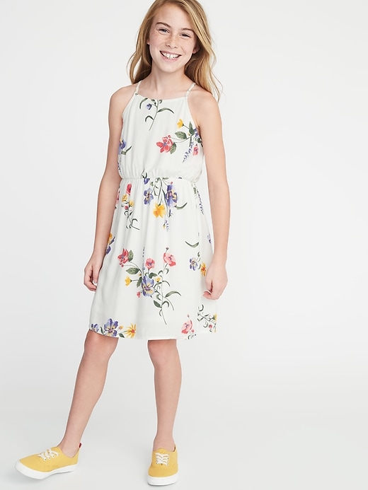 Printed Fit & Flare Cami Dress for Girls | Old Navy