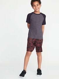 View large product image 3 of 3. Breathe ON Go-Dry Built-In Flex Color-Blocked Tee for Boys