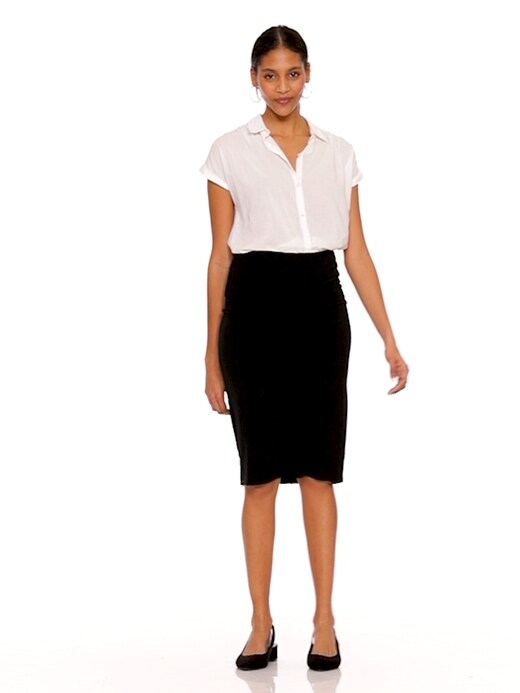 Old navy clearance jersey pencil skirt