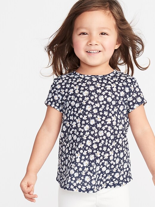 Printed Crew-Neck Tee for Toddler & Baby | Old Navy