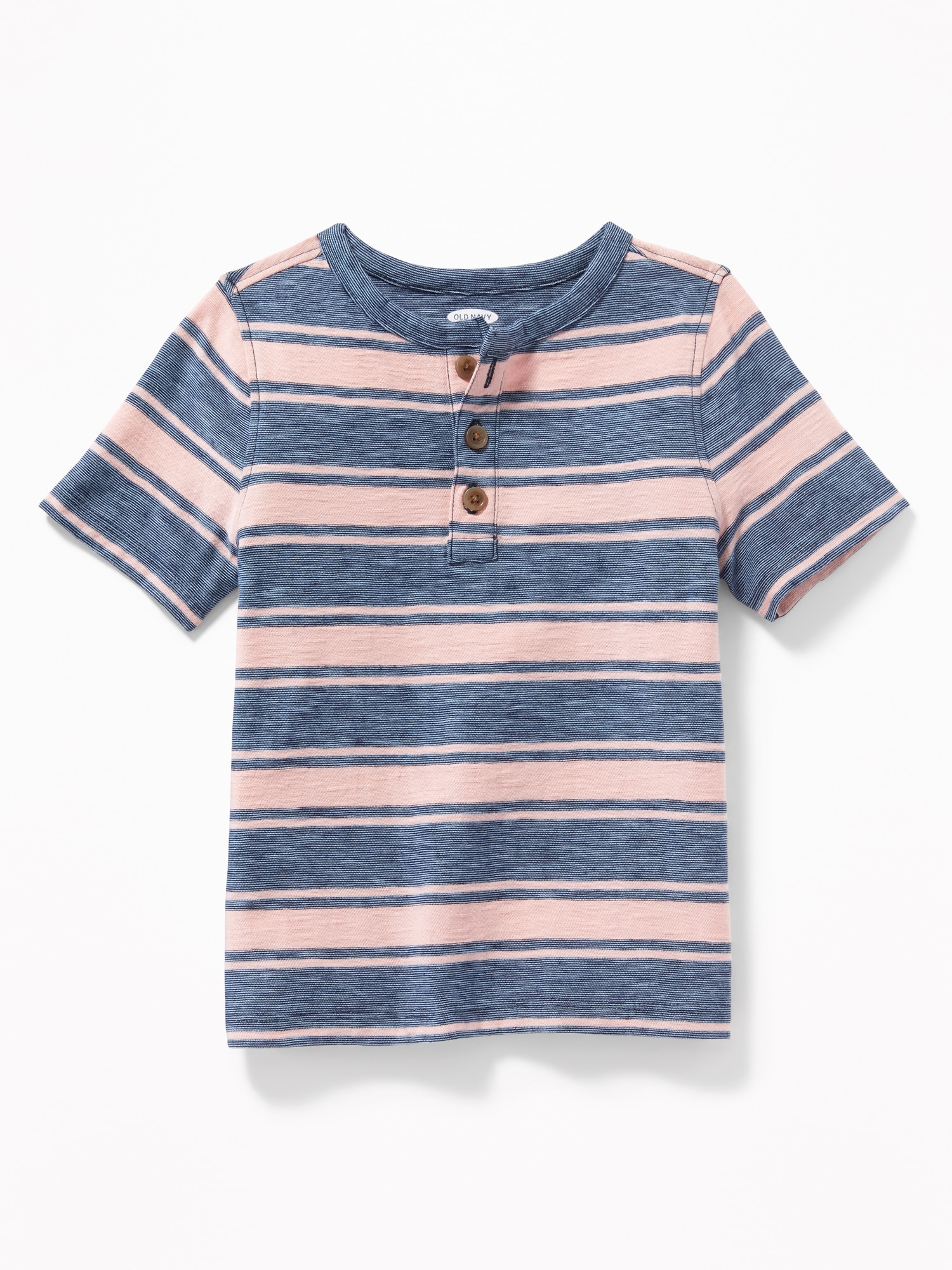 Striped Slub-Knit Henley for Toddler Boys | Old Navy