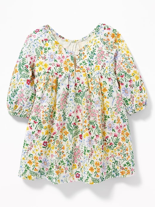 View large product image 2 of 2. Ditsy-Floral Fit & Flare Dress for Baby
