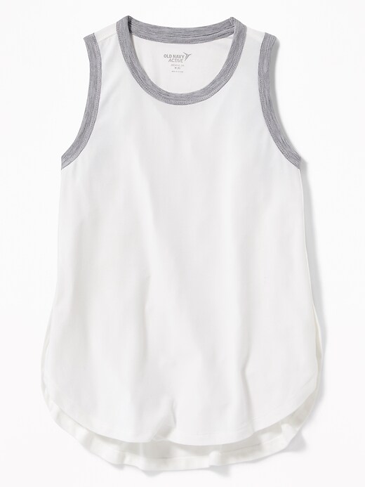 View large product image 1 of 1. Ultra-Soft Breathe ON Built-In Flex Tank for Girls