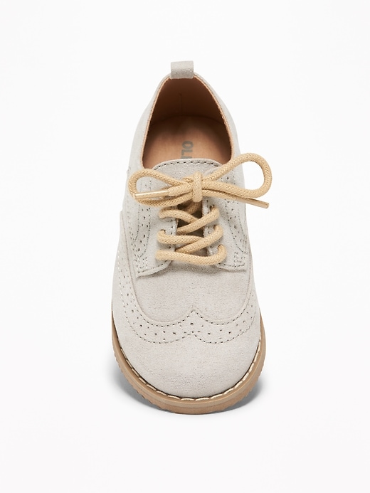 View large product image 2 of 4. Faux-Suede Oxford Shoes For Toddler Boys