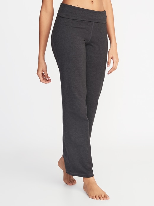 Old Navy Mid-Rise Wide-Leg Yoga Pants for Women. 1