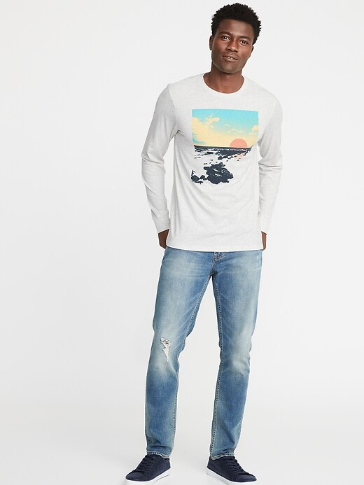 Image number 3 showing, Graphic Soft-Washed Long-Sleeve Tee