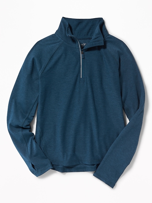 View large product image 1 of 3. Relaxed Go-Dry 1/4-Zip Pullover for Girls