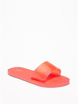 Old navy jelly store slide flip flops