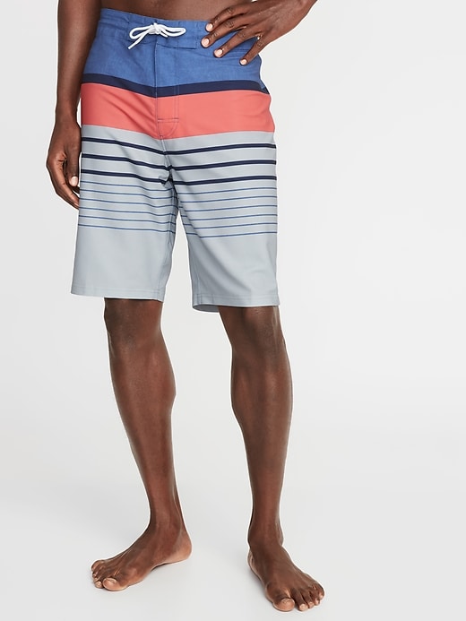 View large product image 1 of 1. Built-In Flex Board Shorts - 10-inch inseam