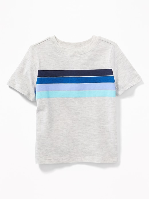 View large product image 1 of 2. Chest-Stripe Crew-Neck Tee for Toddler Boys