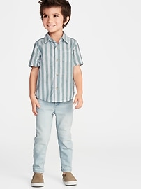 View large product image 3 of 4. Striped Oxford Shirt for Toddler Boys