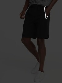 View large product image 3 of 3. Dynamic Fleece Jogger Shorts - 9-inch inseam