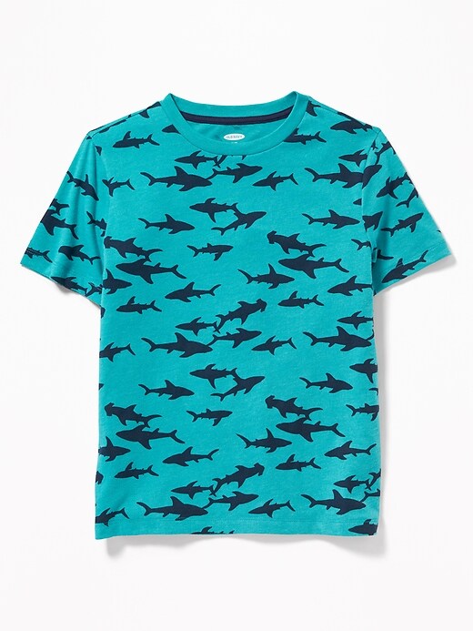 View large product image 1 of 1. Softest Printed Crew-Neck Tee For Boys