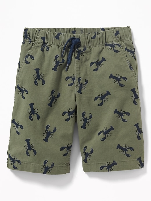 View large product image 1 of 1. Straight Built-In Flex Twill Jogger Shorts for Boys