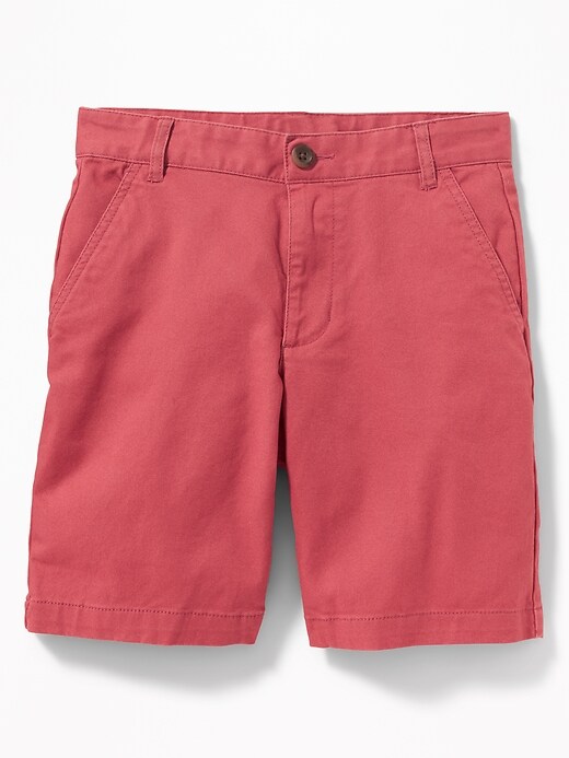 View large product image 1 of 1. Straight Built-In Flex Twill Shorts for Boys