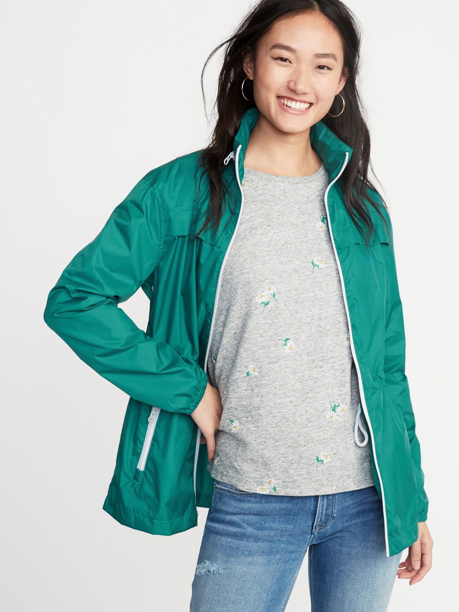 Old navy windbreaker womens best sale