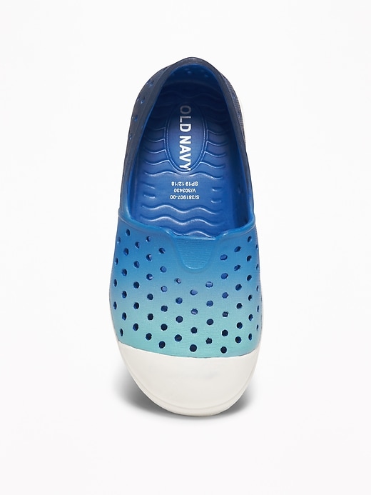 View large product image 2 of 4. Perforated Ombré Slip-Ons For Toddler Boys