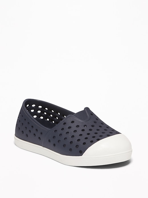 View large product image 1 of 4. Perforated Slip-Ons For Toddler Boys