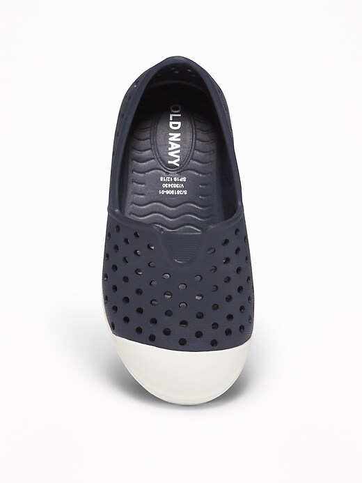 View large product image 2 of 4. Perforated Slip-Ons For Toddler Boys