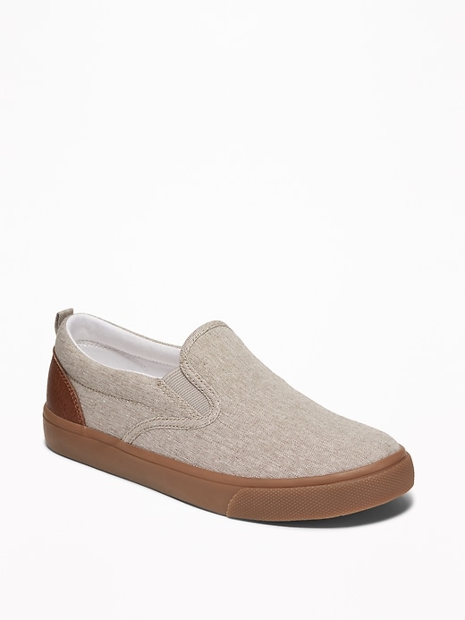 View large product image 1 of 1. Textured Slip-Ons for Boys
