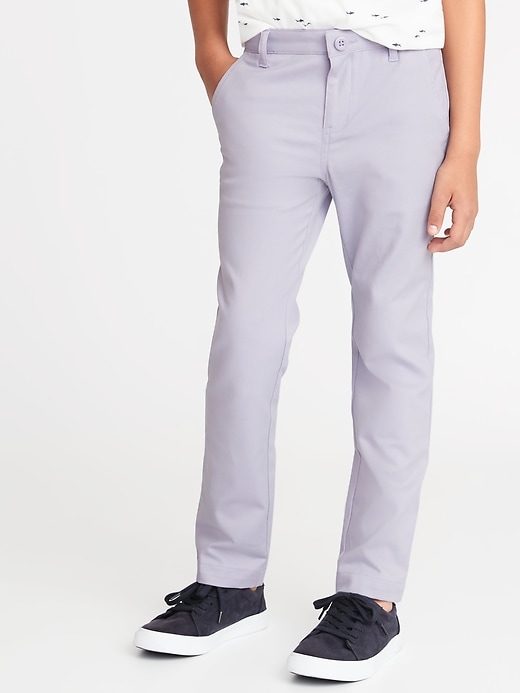 boys skinny uniform pants