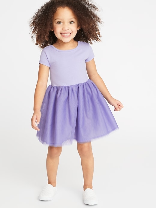 View large product image 1 of 1. Fit & Flare Tutu Dress for Toddler Girls