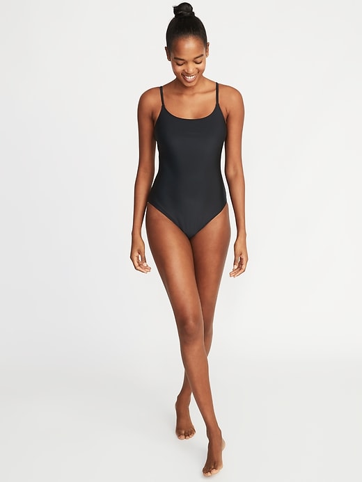 Image number 3 showing, Scoop-Neck Swimsuit for Women