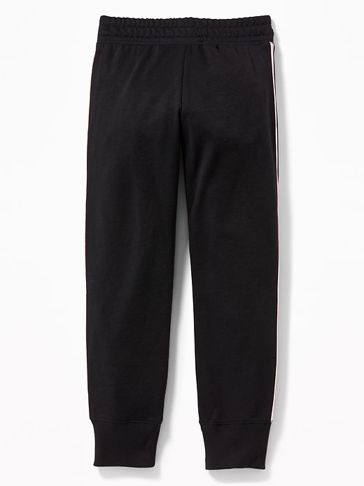 View large product image 2 of 2. Retro Tipped-Stripe Joggers for Girls