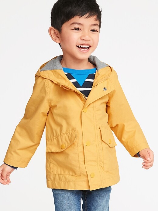 View large product image 1 of 1. Water-Resistant Hooded Anorak for Toddler Boys
