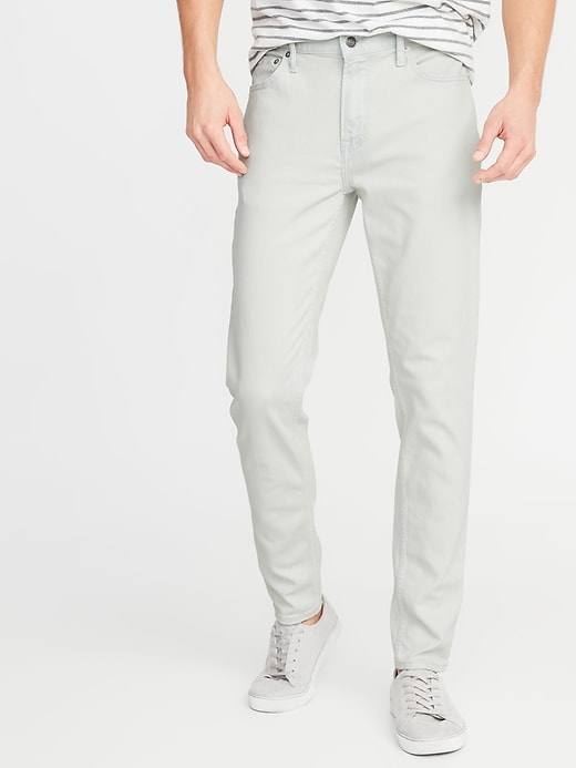 View large product image 1 of 1. Relaxed Slim Built-In Flex All-Temp Jeans