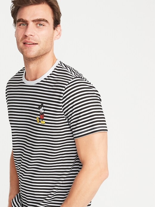 Image number 4 showing, Disney&#169 Mickey Mouse Striped Tee
